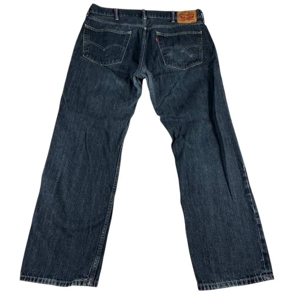Levi's 559 Relaxed‎ Jeans Mens 38x32 Blue Denim Stretch Medium Wash Straight Leg